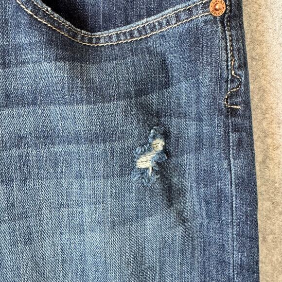 Lucky Brand Jeans Sienna Cigarette Womens Size 10 Distressed Boho Y2K Grunge - Picture 10 of 16